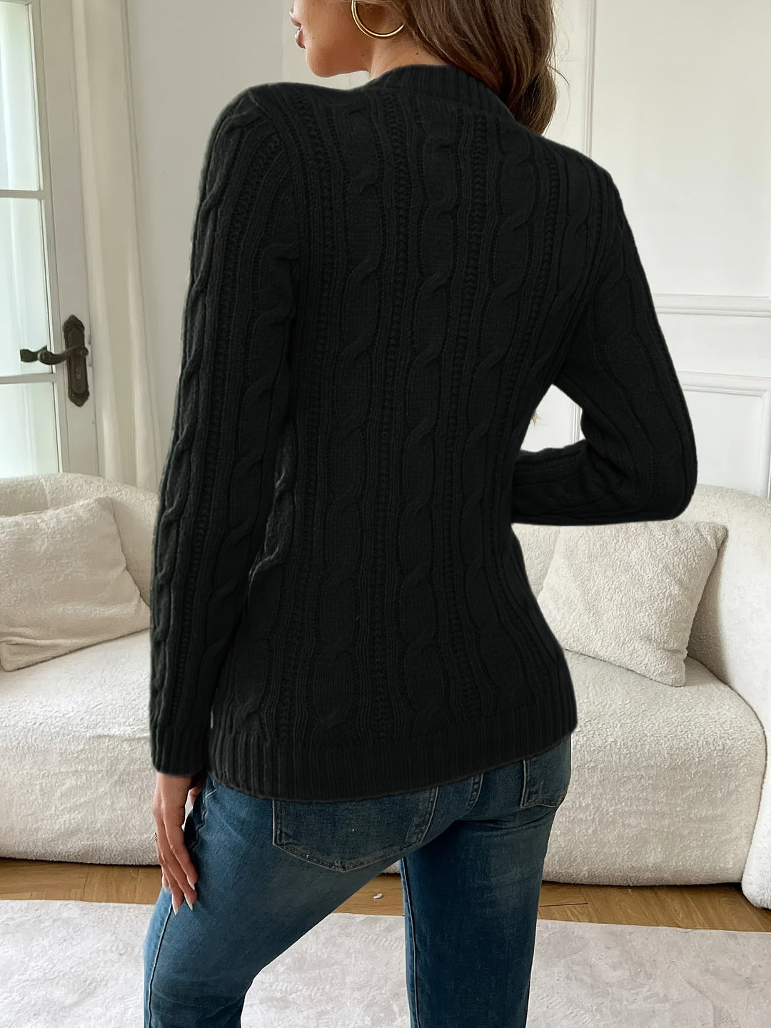 Juliana | Klassisk Twist-Knit Tröja
