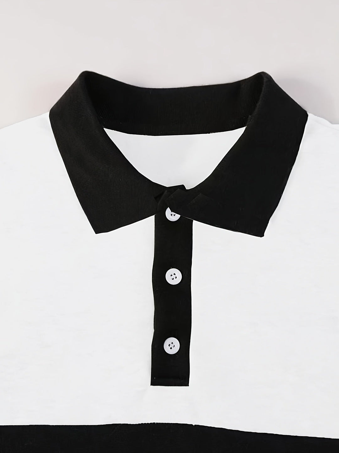 Grayson | Färgblock Långärmad Polo Shirt