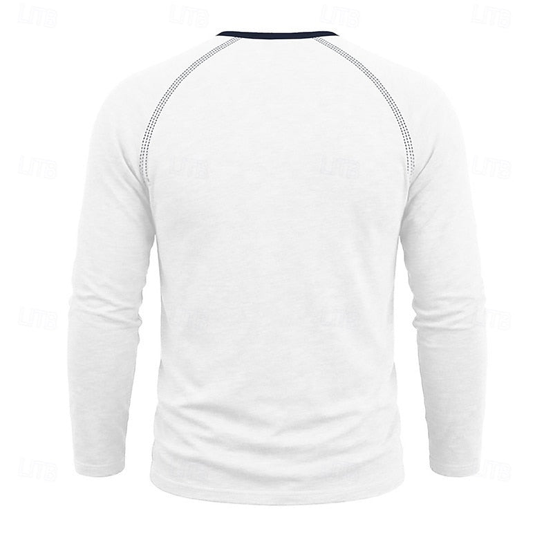 Owen | Klassisk Button Henley Skjorta