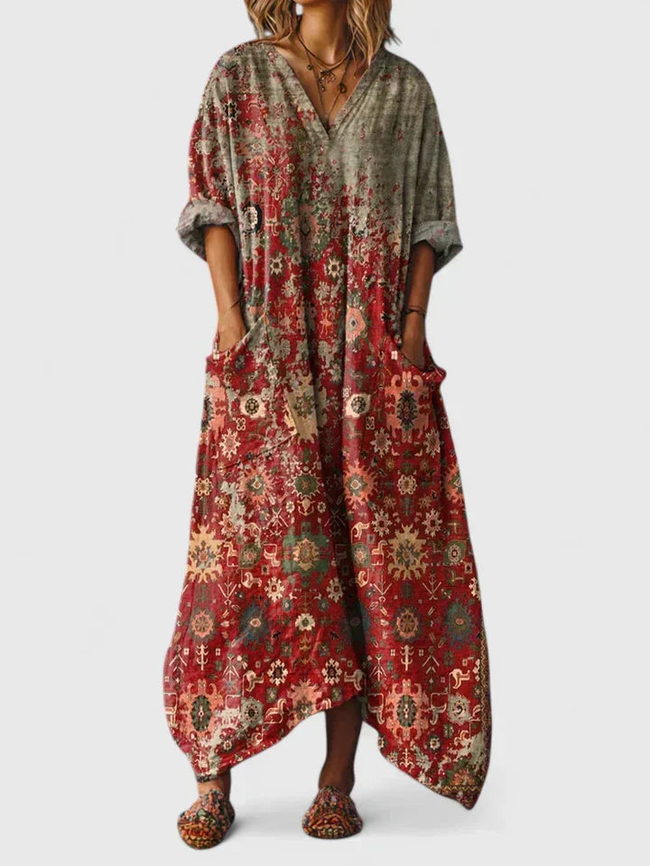 Aurora | Elegant Oversize Fickklänning