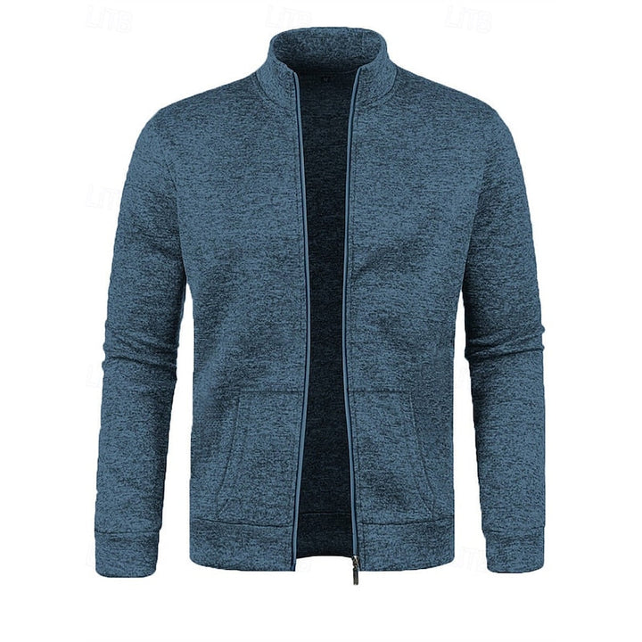 Caleb | Jacka med Full-Zip och Ståkrage