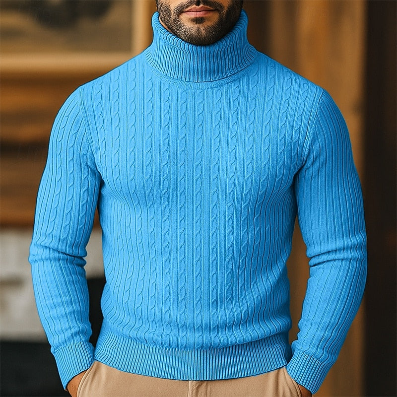 Rupert | Kabelstickad Polotröja