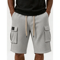 Landon | Texturerade Cargo Shorts