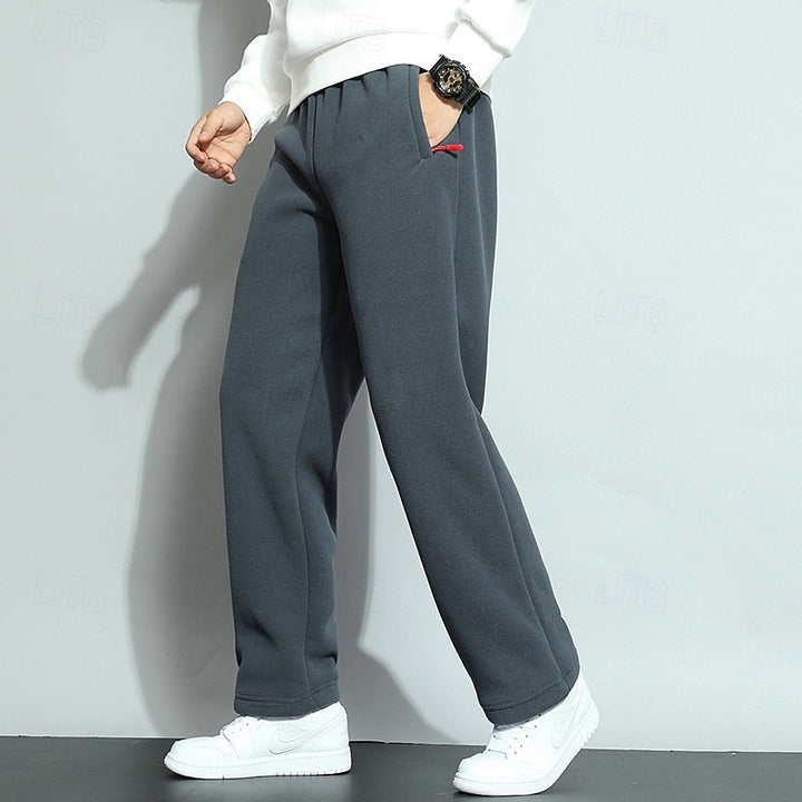 Foster | Avslappnade raka joggers