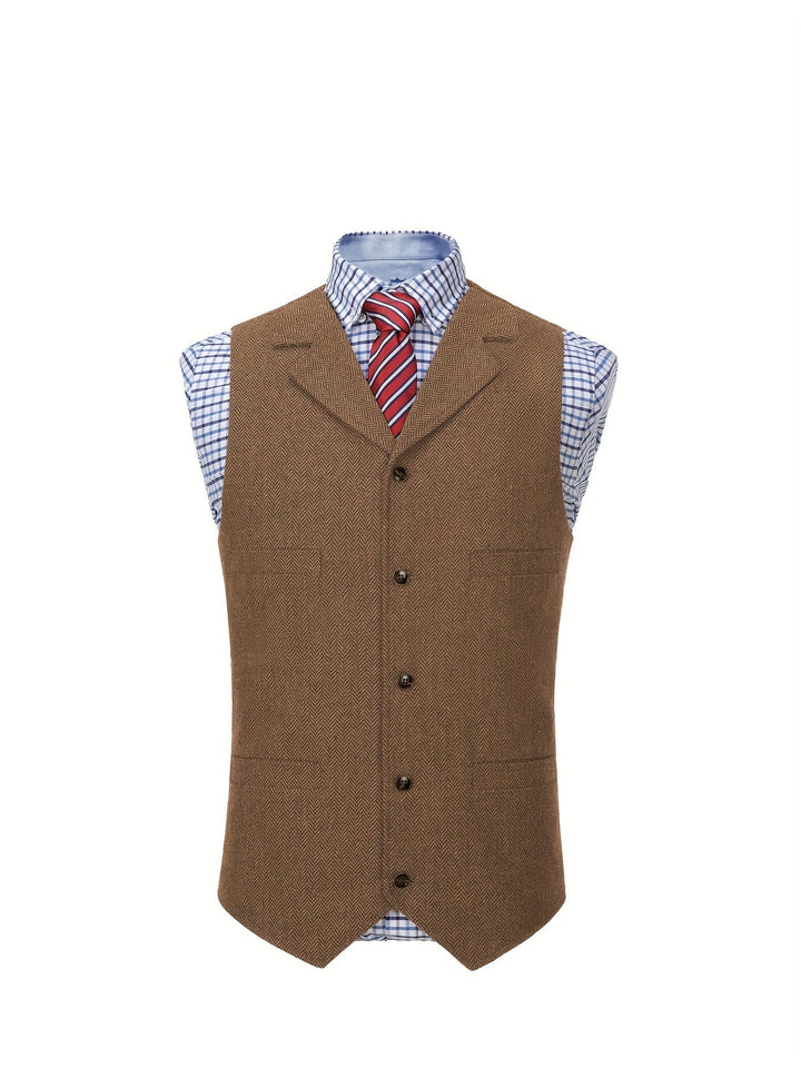 Colton | Heritage Herringbone Västen