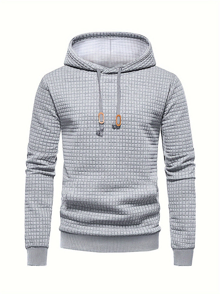 Garrison | Texturerad Huva Pullover Hoodie