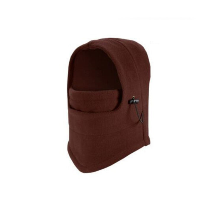 Fleece balaclava med dragsko