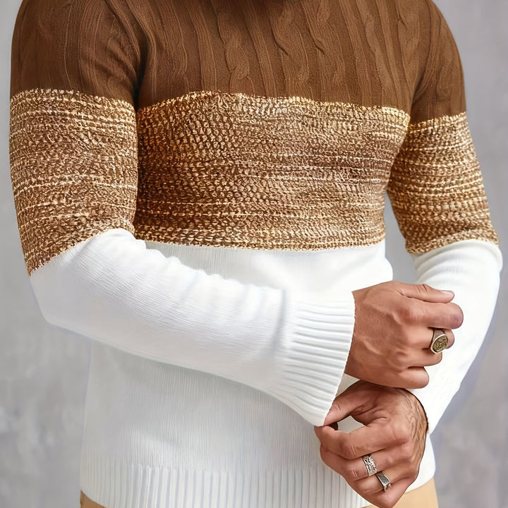 Graham | Färgglad Crew Neck Tröja