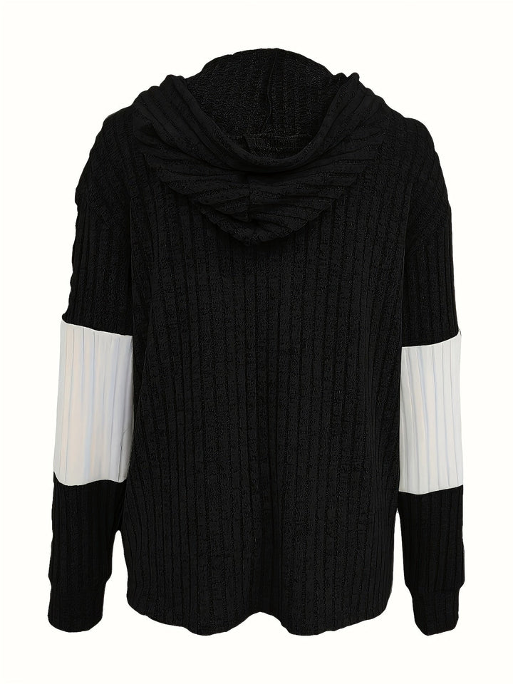 Shannon | Mysig Färgblock Zip-Hoodie