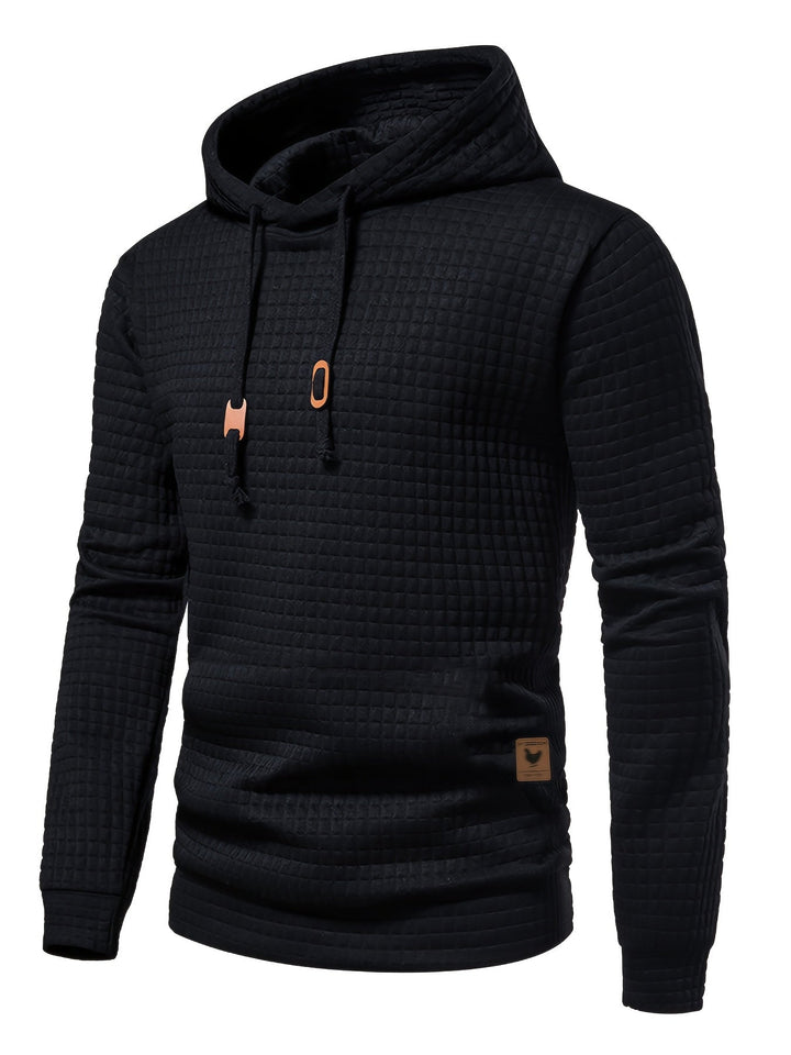 Harrison | Texturerad Pullover Hoodie