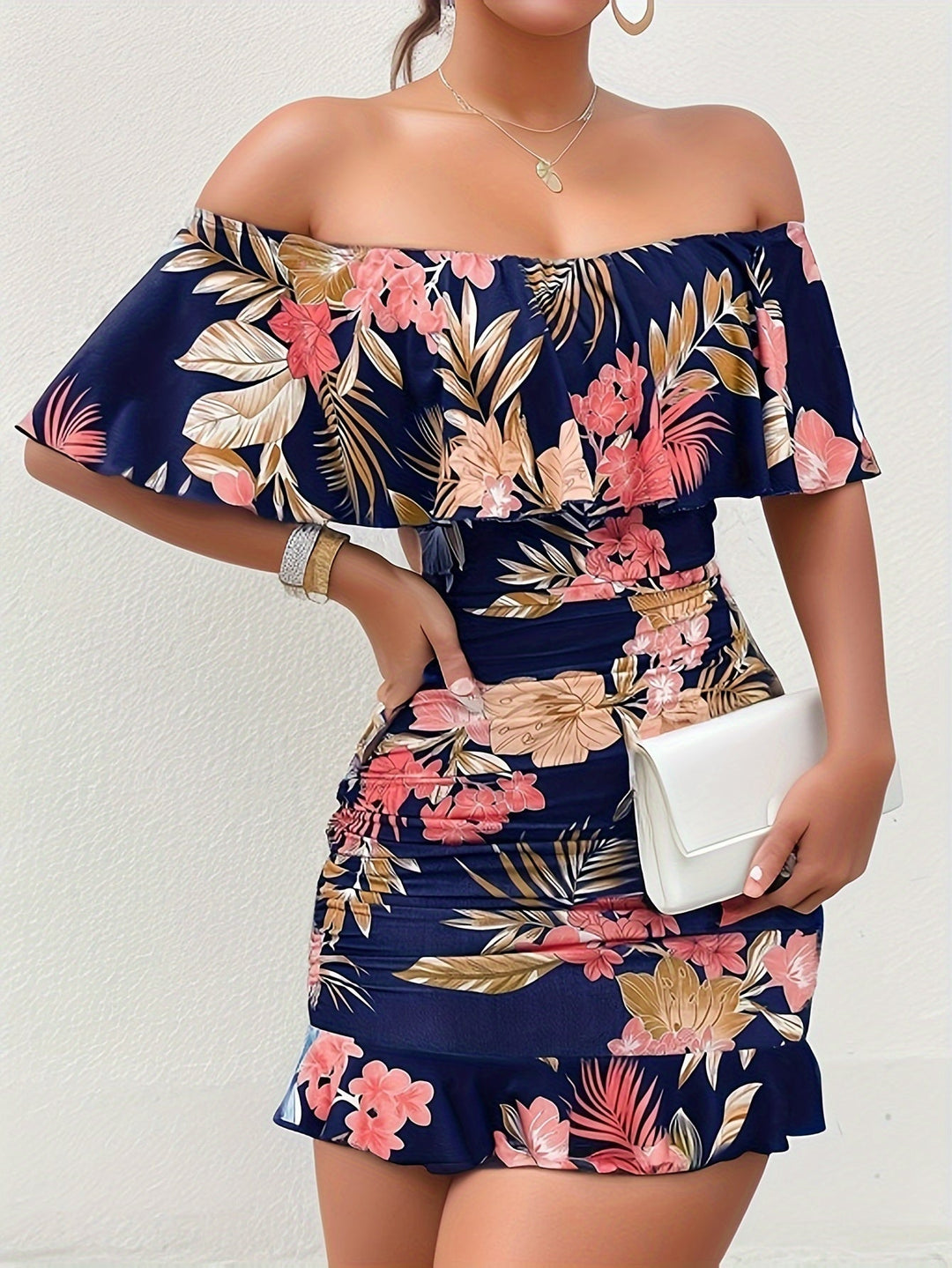 Naomi | Off-Shoulder Volangklänning