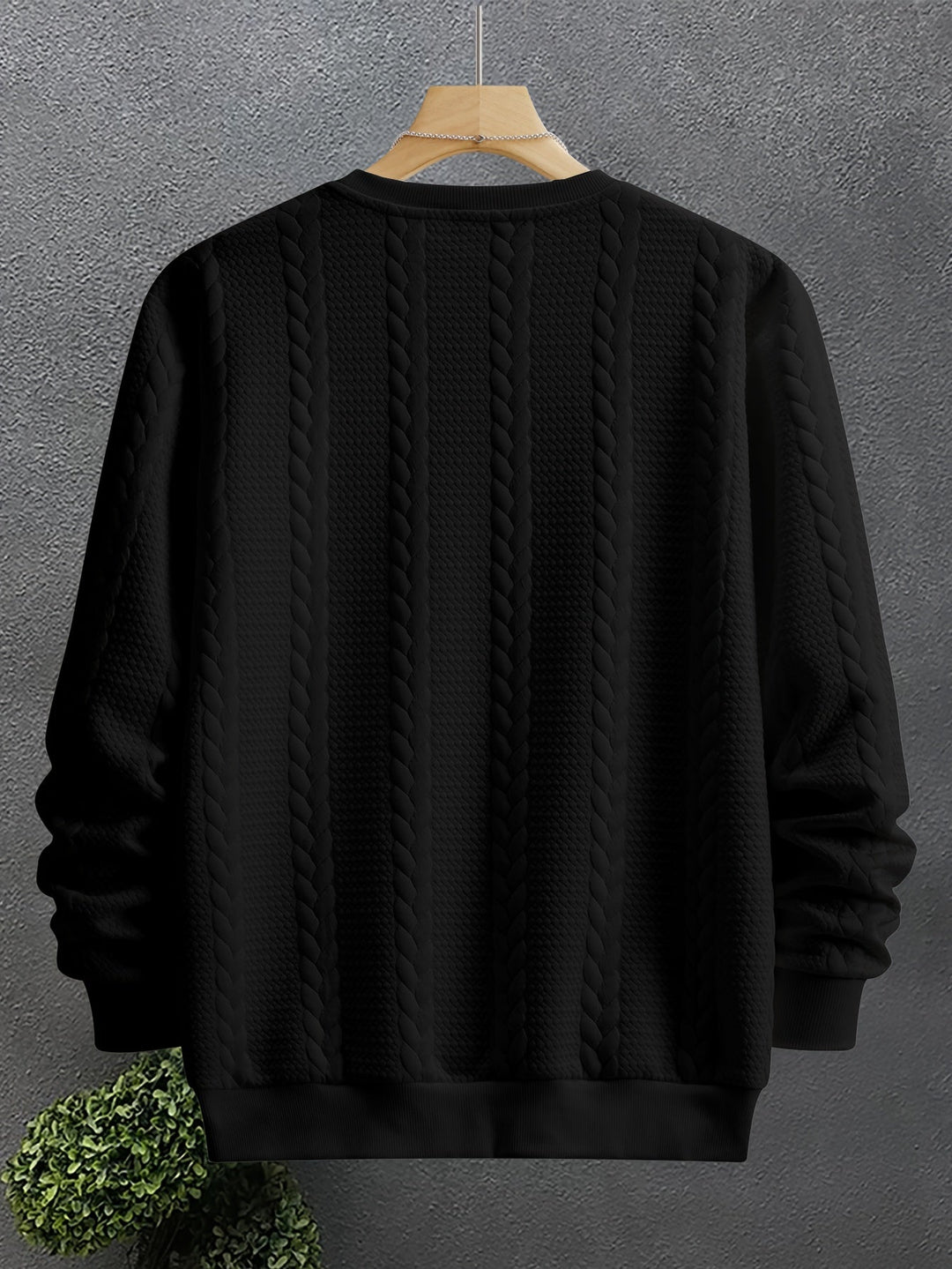 Thatcher | Texturerad Crew Neck Sweatshirt
