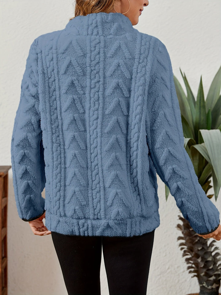 Delilah | Mysig Halv-Zip Tröja