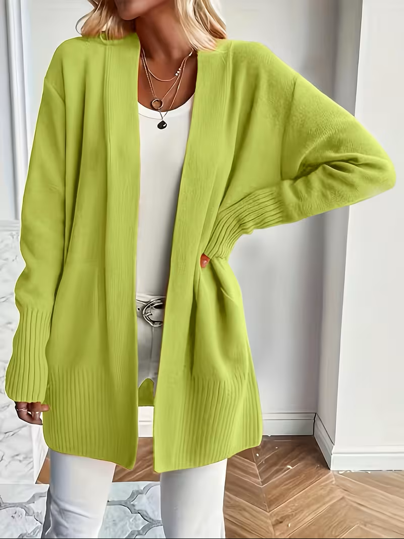 Deanna | Avslappnad Öppen Framsida Cardigan