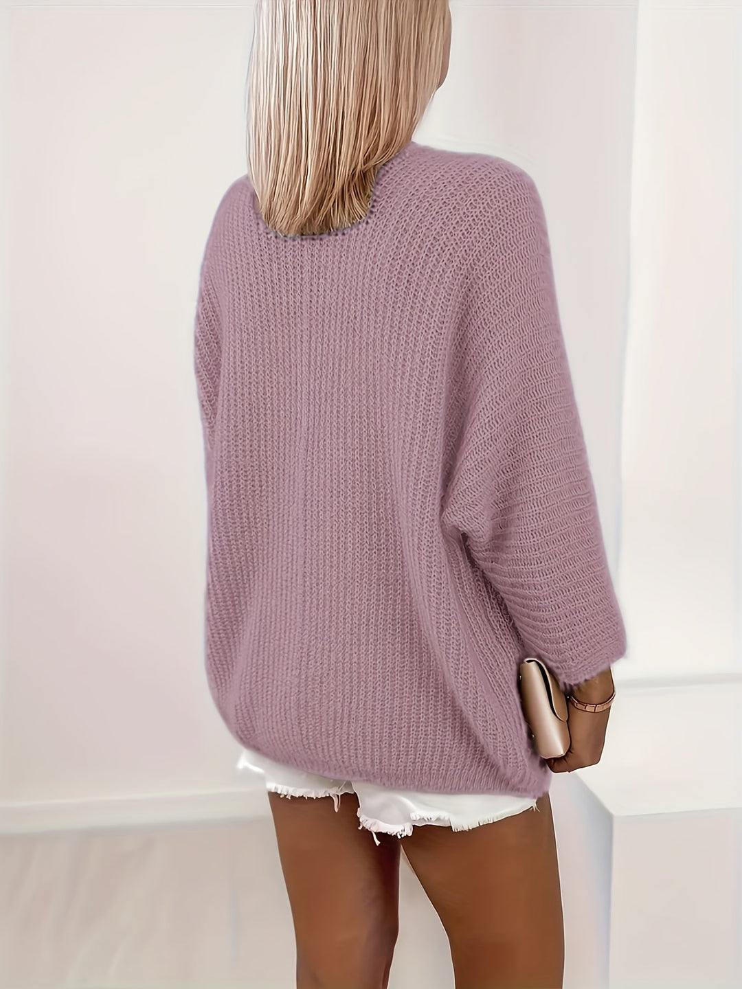 Bridget | Avslappnad Öppen Framsida Cardigan