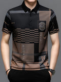 Nathaniel | Raffinerad Colorblock Polo Skjorta