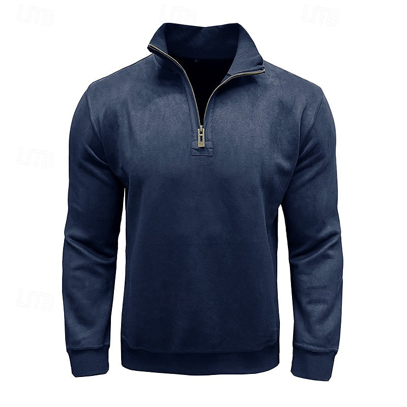 Caleb | Quarter-Zip Sweatshirt med Ståkrage