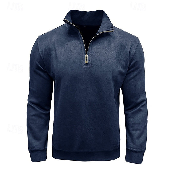 Caleb | Quarter-Zip Sweatshirt med Ståkrage