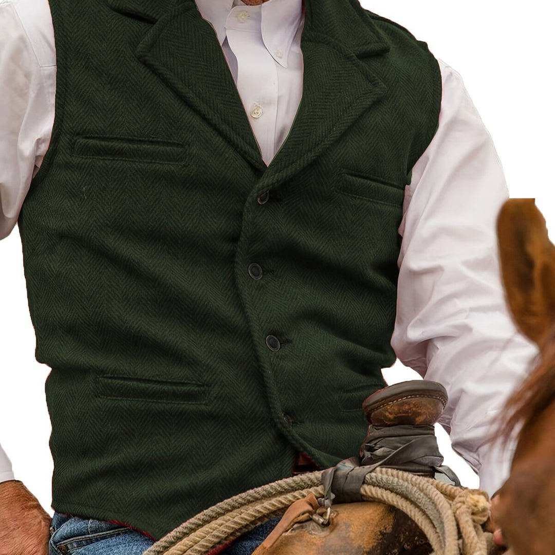 Colton | Heritage Herringbone Västen