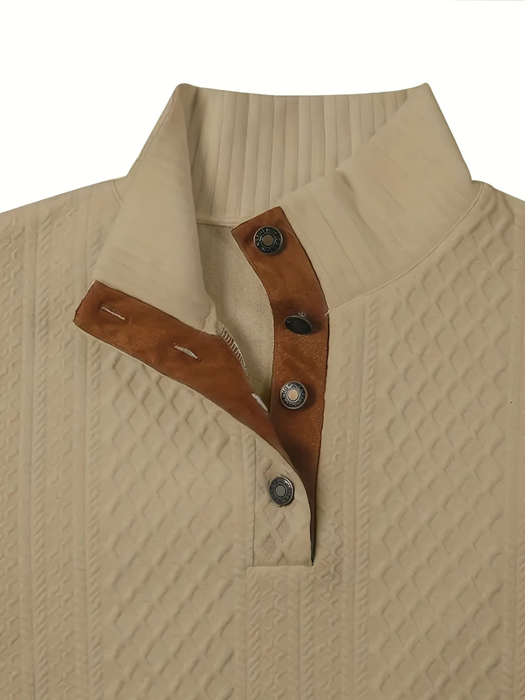 Ronan | Ståkrage Knapp Henley Tröja