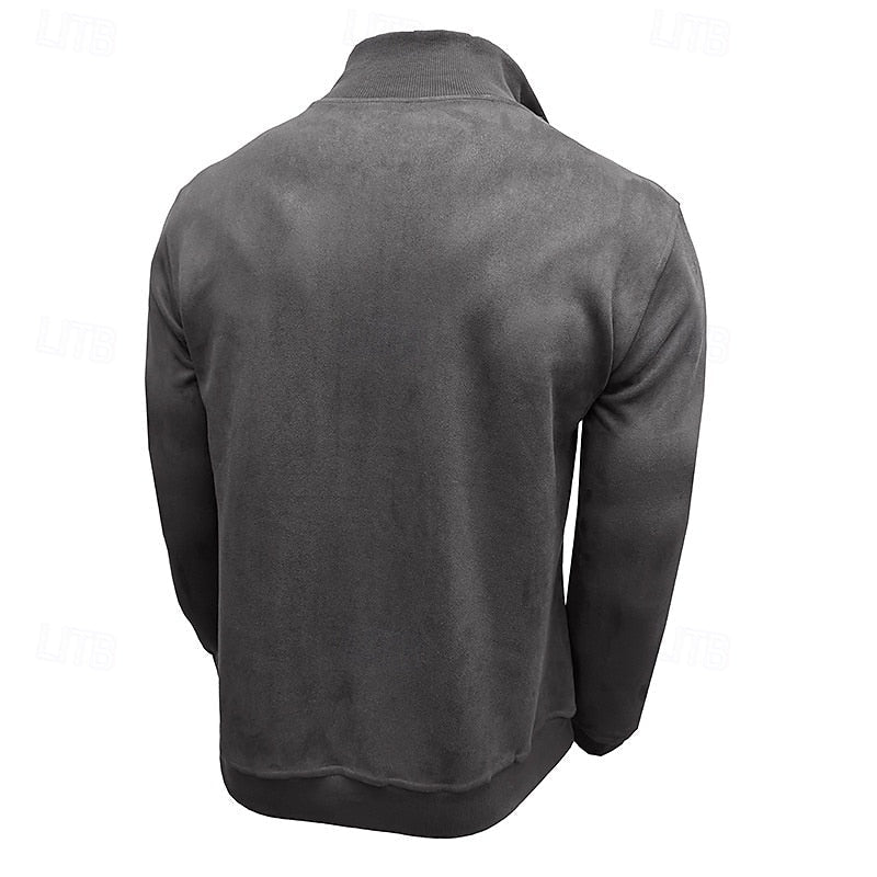 Caleb | Quarter-Zip Sweatshirt med Ståkrage