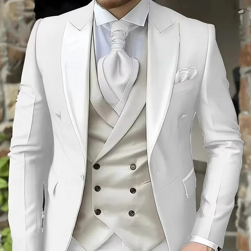 Miles | Skräddarsydd Tre-delad Set med Peak-Lapel