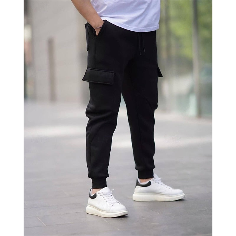 Neil | Avslappnade Cargo Joggers