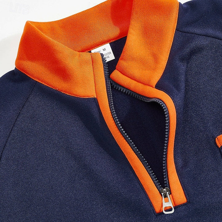 Keith | Quarter-Zip Färgblock Pullover