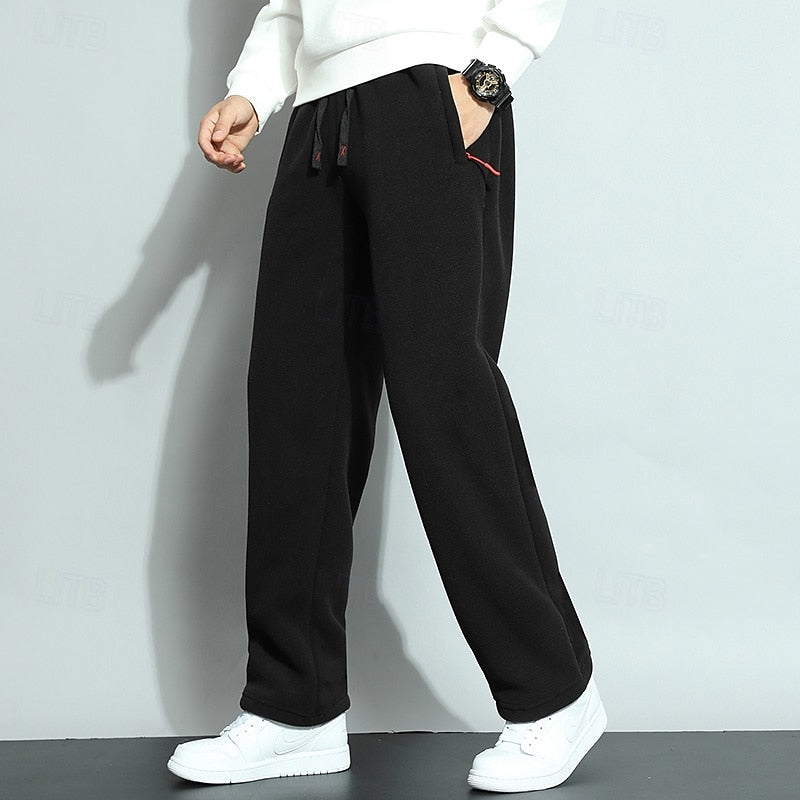 Foster | Avslappnade raka joggers