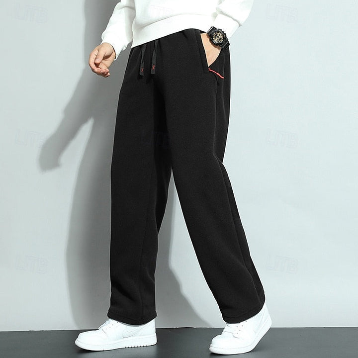 Foster | Avslappnade raka joggers
