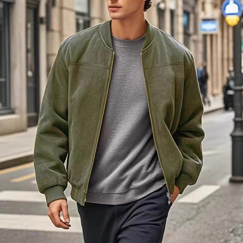 Lincoln | Ståkrage Zip Jacka