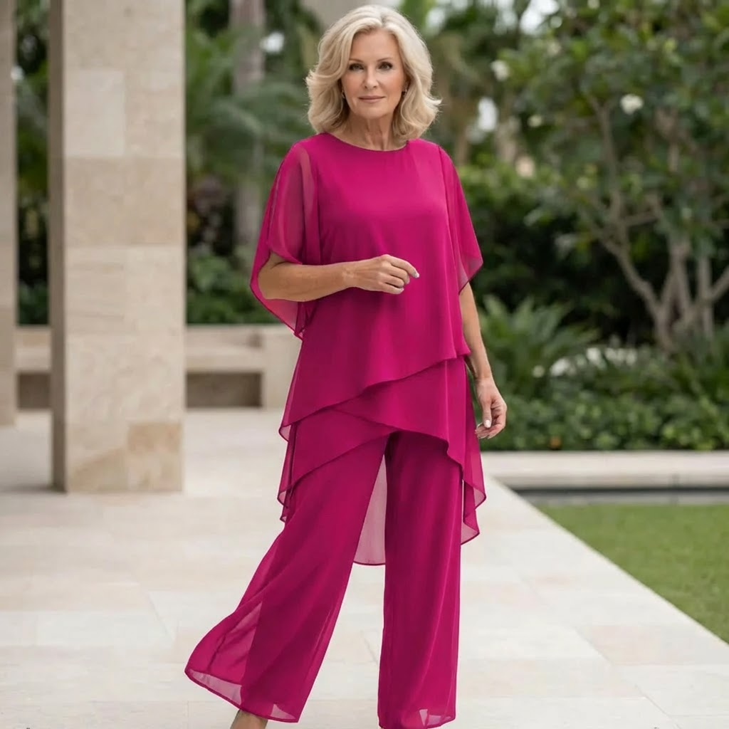 Valeria | Elegant Draperad Palazzo Byxset