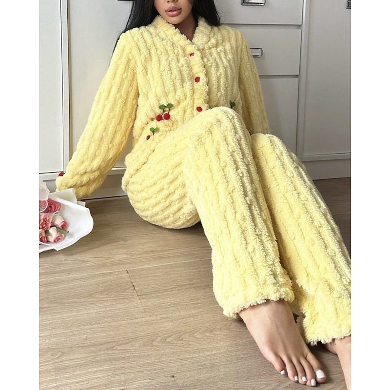 Maribel | Mysig Körsbär Tvådelad Set