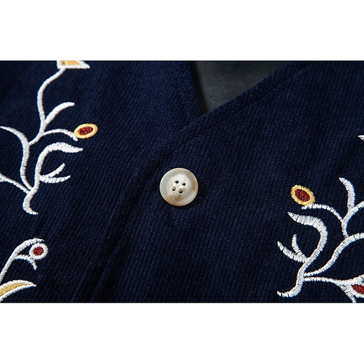 Otis | Broderad Enknäppt Västa