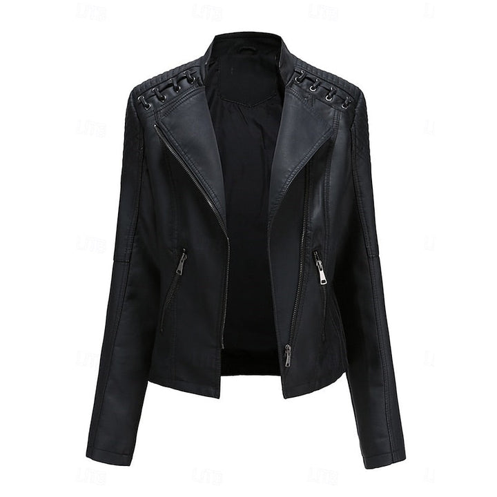 Rosa | Snygg Bikerjacka