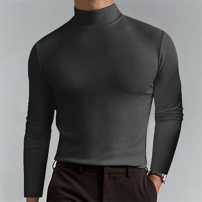 Garrett | Raffinerad Mock-Neck Turtleneck