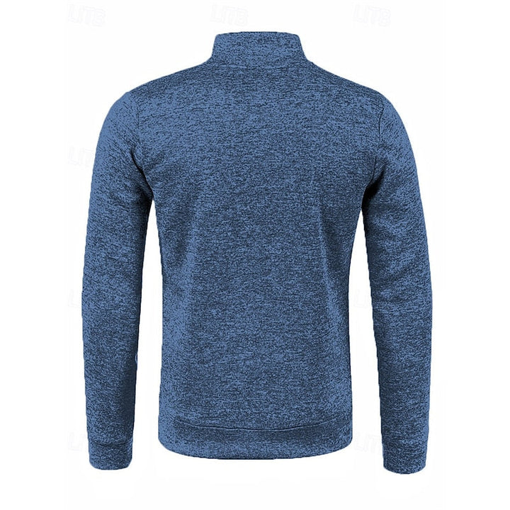 Caleb | Jacka med Full-Zip och Ståkrage