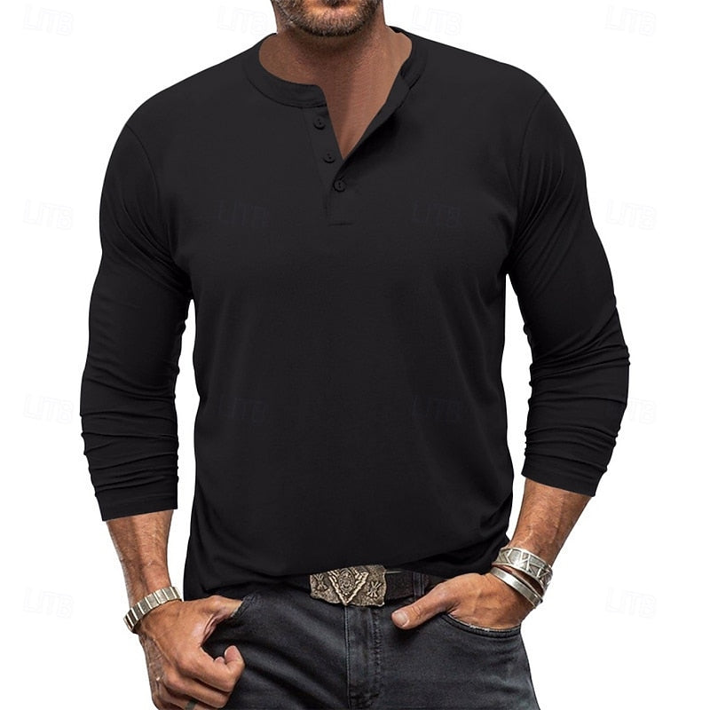 Sheldon | Klassisk Långärmad Henley