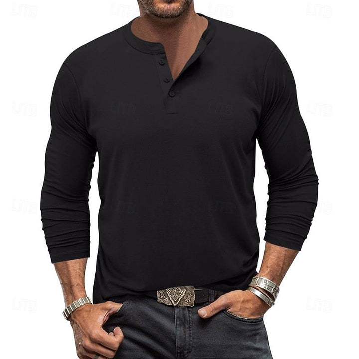 Sheldon | Klassisk Långärmad Henley