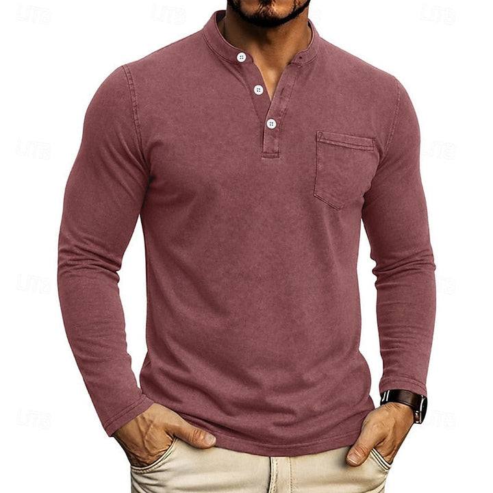 Weston | Klassisk Henley Långärmad Skjorta