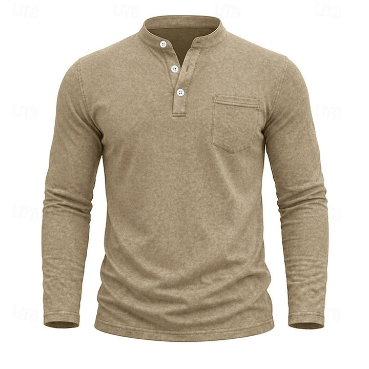 Weston | Klassisk Henley Långärmad Skjorta