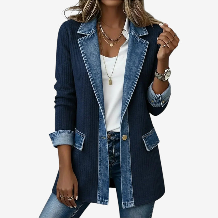 Bethany | Elegant Lagerkrage Knappjacka