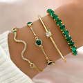 Connie | Vintage Zirkonia Armband Set