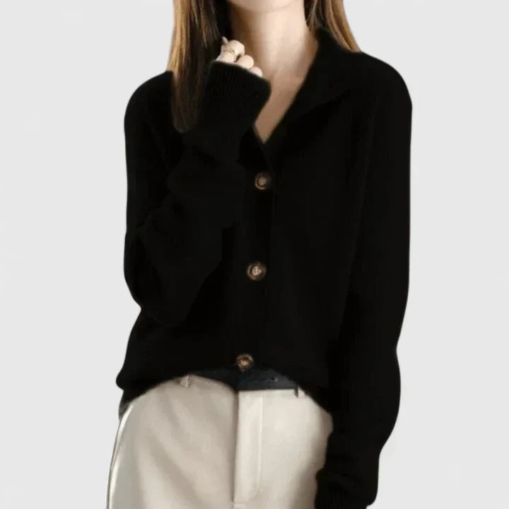 Adele | Finstilt Krage Cardigan