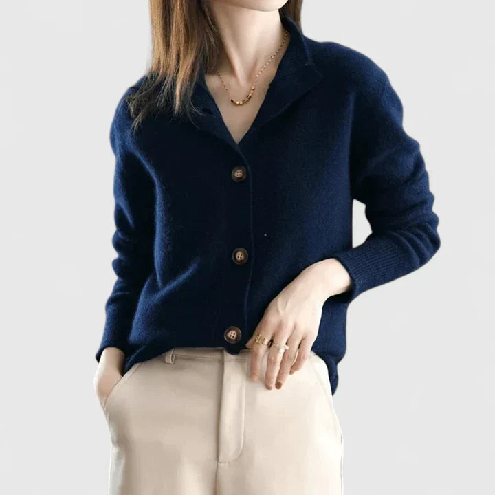 Adele | Finstilt Krage Cardigan