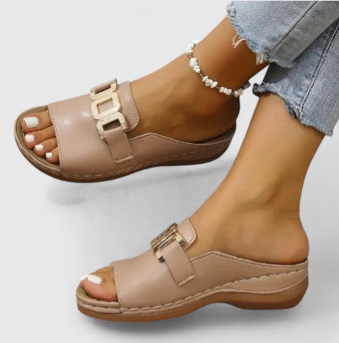 Sienna | Bekväm Ortopedisk Spännsandal
