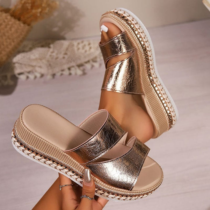 Odette | Stilig Bekväm Sandal med Öppen Tå