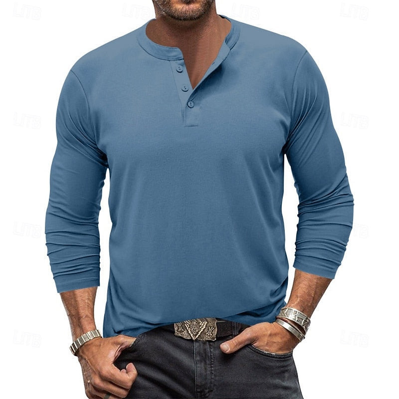 Sheldon | Klassisk Långärmad Henley