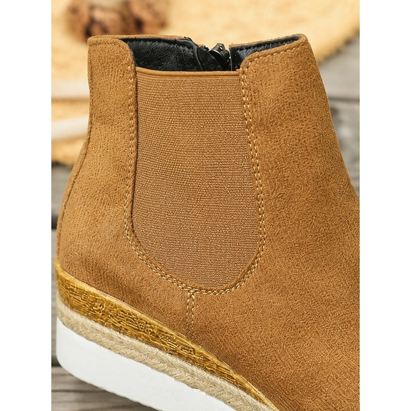 Vera | Mysiga Wedge Ankelskor
