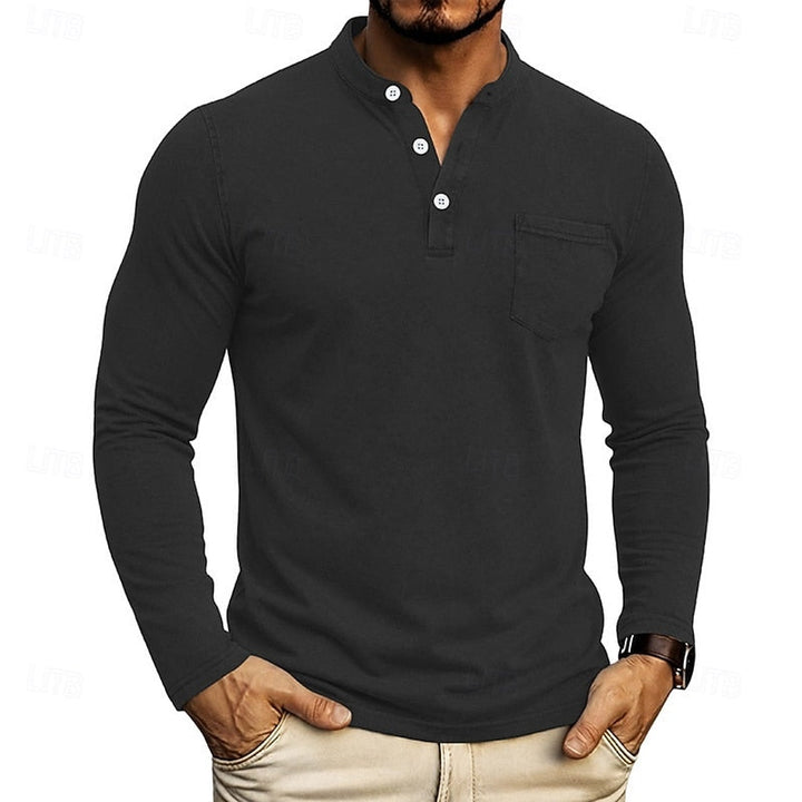 Weston | Klassisk Henley Långärmad Skjorta